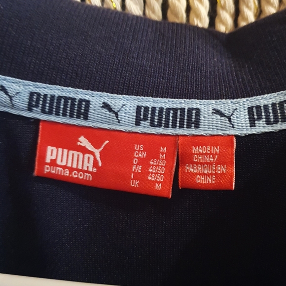 Size M Puma navy blue polo shirt - Picture 4 of 6